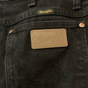 Black Wrangler Jeans Cowboy Cut